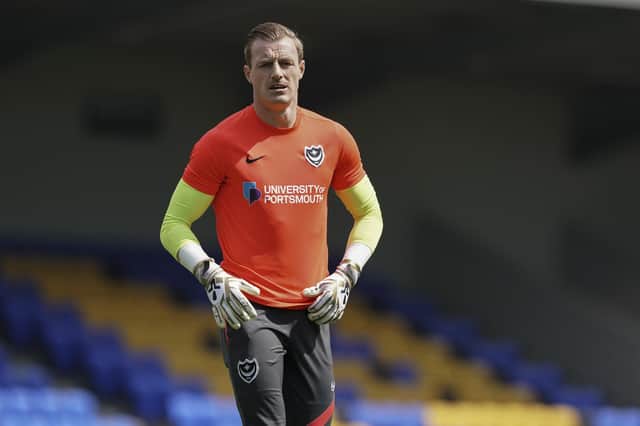 Craig MacGillivray is keen to remain at Pompey - and is waiting to learn his future. Picture: Jason Brown/ProSportsImages