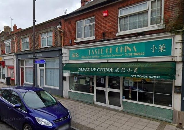 The Taste of China, on Cosham High Street, has a rating of 4.5 out of five on Google reviews with 513 reviews.
