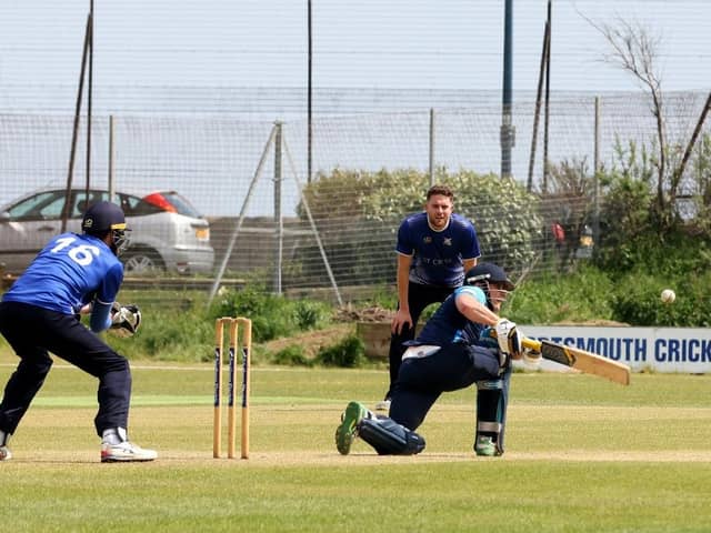 Matt Hooper top scored for Andover in their win at Portsmouth. Picture: Sam Stephenson.