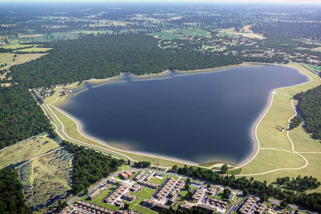 An artist's impression of Havant Thicket