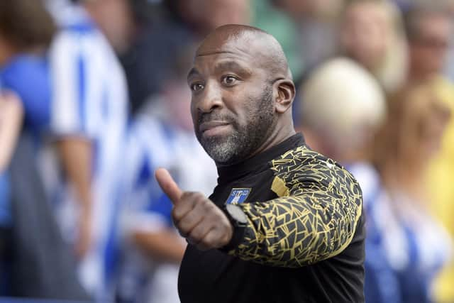 Sheffield Wednesday boss Darren Moore Pic Steve Ellis