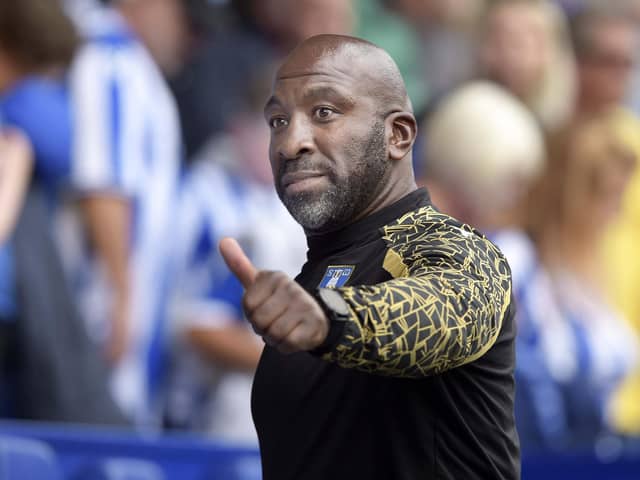 Sheffield Wednesday boss Darren Moore Pic Steve Ellis