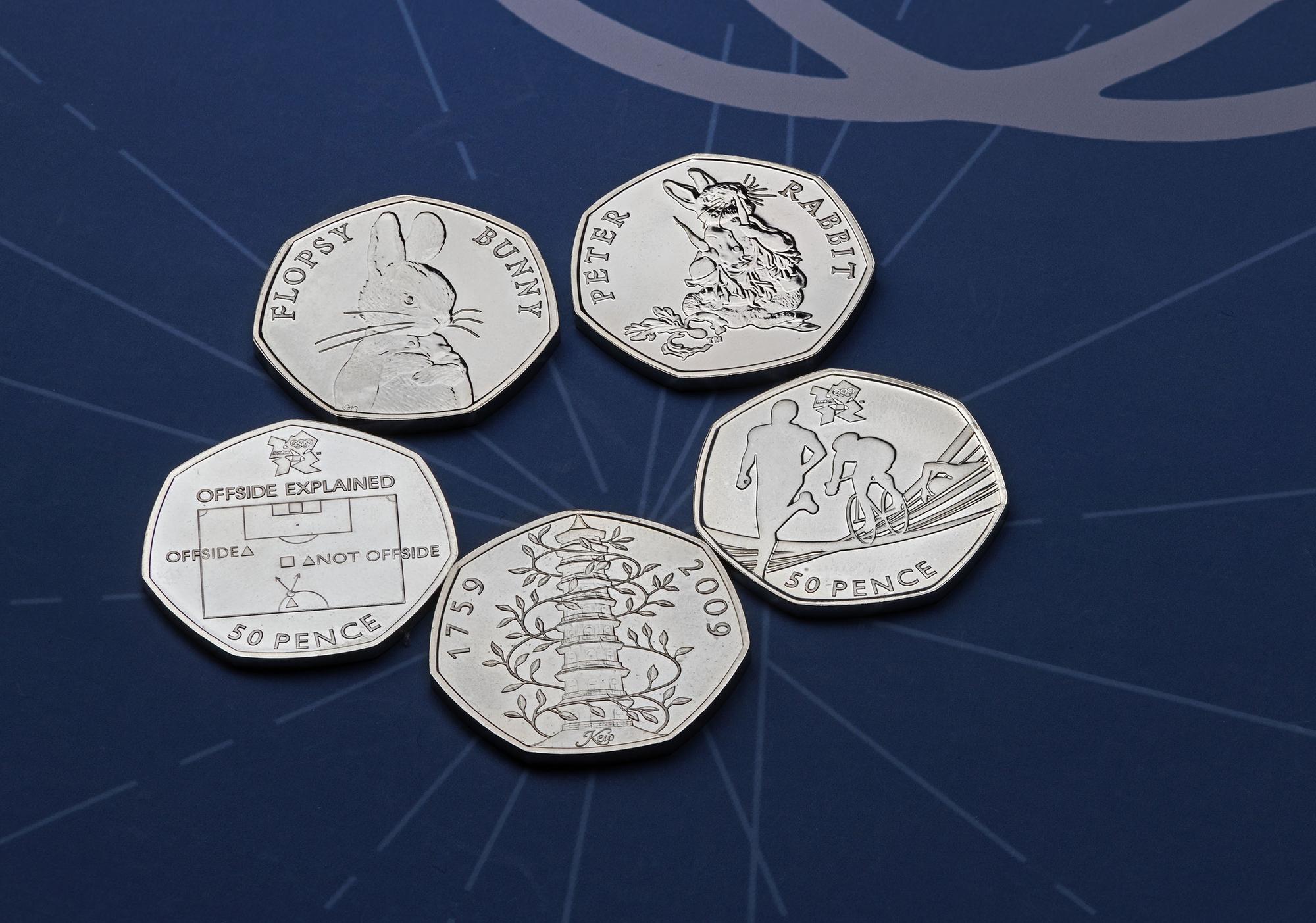 These are 10 of the rarest 50p coins in circulation have you got any