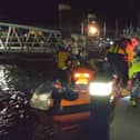 The injured man was taken by lifeboat to Trinity Landing, Isle of Wight. Picture: Will Matthews