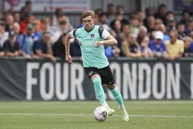 Zak Swanson was among Pompey's scorers in their 9-1 demolition of Crawley in a behind-closed-doors friendly