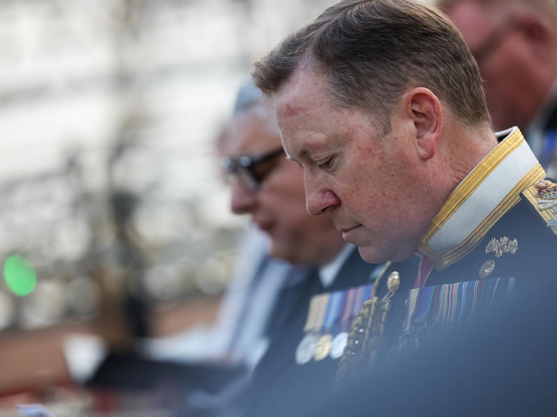 Pictured: Vice Admiral Martin Connell CBE the Second Sea Lord onboard HMS Victory.