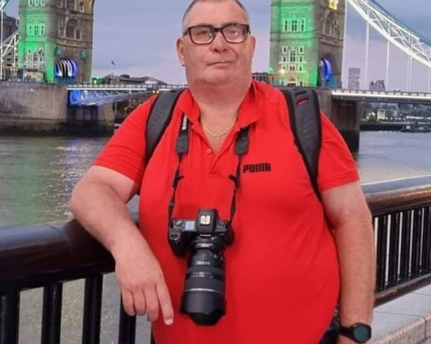 Dave before enjoying a trip in London