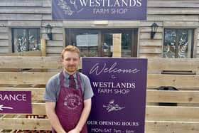 Harry King, general manager of Westlands Farm Shop in Meon Valley