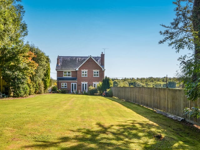 This four bedroom detached family home is on the market at a guide price of £950,000. It is listed by Fine and Country.