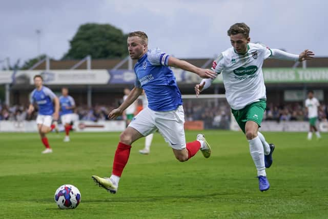 Joe Morrell, pictured against the Rocks on Tuesday night, is expected to start against Gosport tonight. Picture: Jason Brown/ProSportsImages