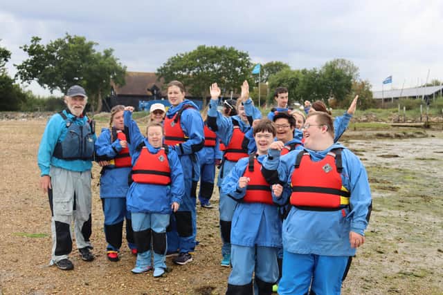 Participants of Cobnor Activities Centre Trust’s Young Helms programme celebrate a successful day on the water. Thanks to recent funding, this initiative will continue to empower young people and adults in Chichester Harbour through sailing and outdoor education.