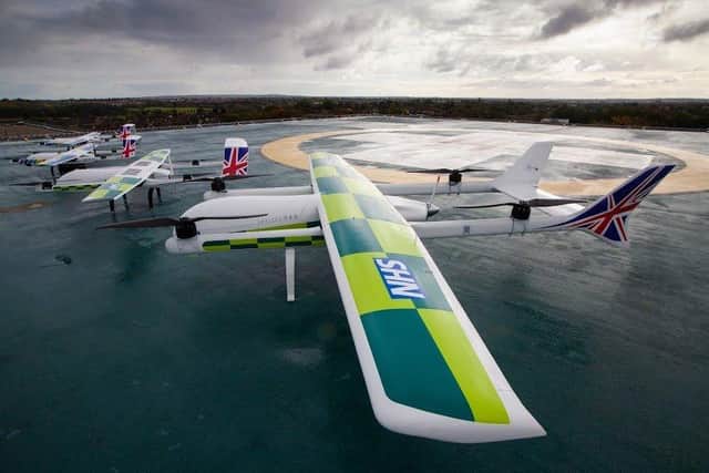 One of the drones used by the Isle of Wight NHS Trust and Apian to transport chemotherapy drugs. Picture: Apian