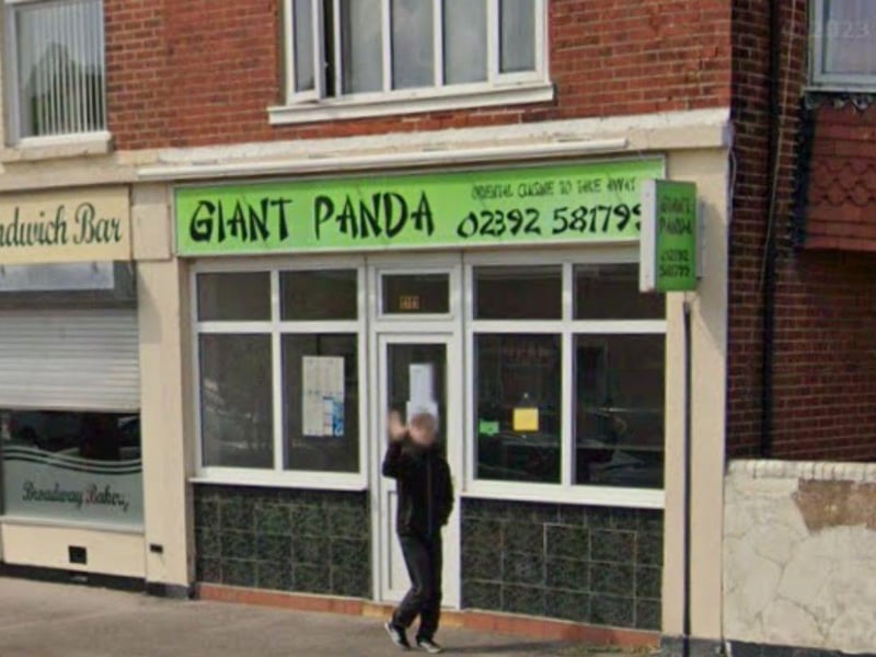 And Giant Panda, at 44 Palmyra Road, Gosport was given a score of three on January 8.