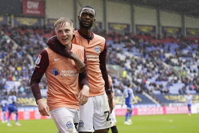 Paddy Lane scored Pompey's second goal in their 2-1 win against Wigan
