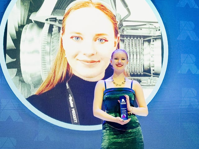 Apprentice/Trainee of the Year was awarded to Matilda Tucker from Parker Meggitt Picture: Keith Woodland (270321-104)