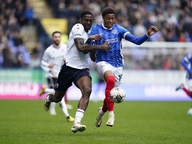 Kusini Yengi returns to Pompey’s side against Barnsley. Picture: Jason Brown/ProSportsImages