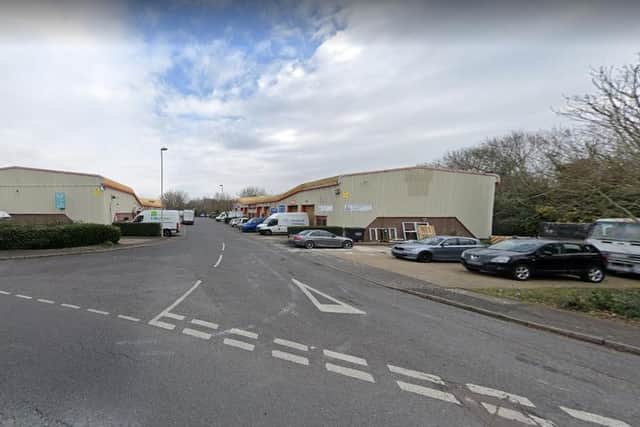 A 40-year-old man from Fareham was arrested at Palmerston Business Park, Fareham. Picture: Google Street View.