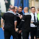 Derek Adams and Pompey lock horns once again today.