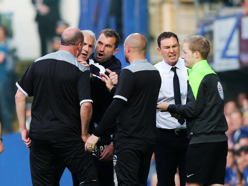 Derek Adams and Pompey lock horns once again today.