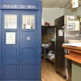 Lin's Thai Cafe in Elm Grove, Southsea, have created a Tardis themed toilet within their cafe. 

Pictured is: Snooki Renu Kiewbang.

Picture: Sarah Standing