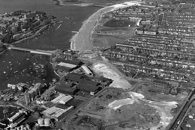 It's the early 1970s and the new M275 is approaching Mile End, Portsmouth. Picture: Tony Triggs