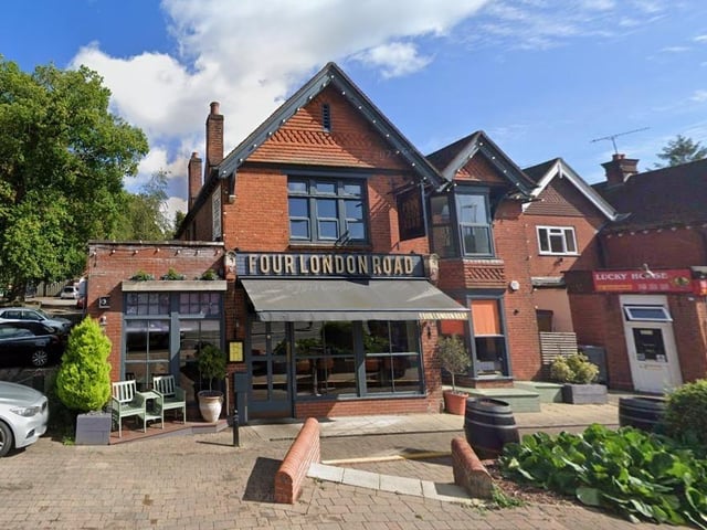 Four London Road, Horndean, is known for its delicious food and amongst that is a tasty pizza.