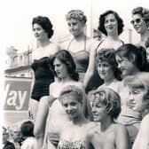 Southsea girls who entered the Marilyn Monroe competition alongside South Parade Pier in a summer of 1960.