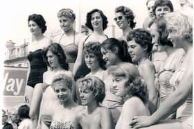 Southsea girls who entered the Marilyn Monroe competition alongside South Parade Pier in a summer of 1960.