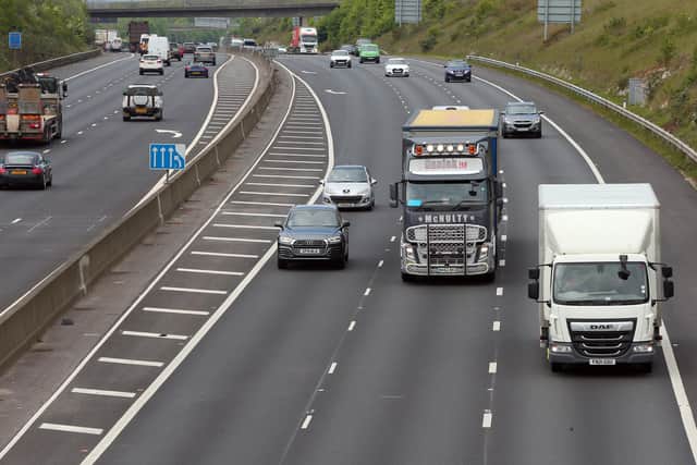 M27 near Portchester. Picture: Chris Moorhouse.