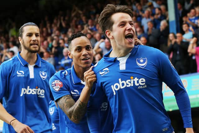 Marc McNulty bagged 12 goals in 34 games for Pompey during 2015-16. Picture: Joe Pepler