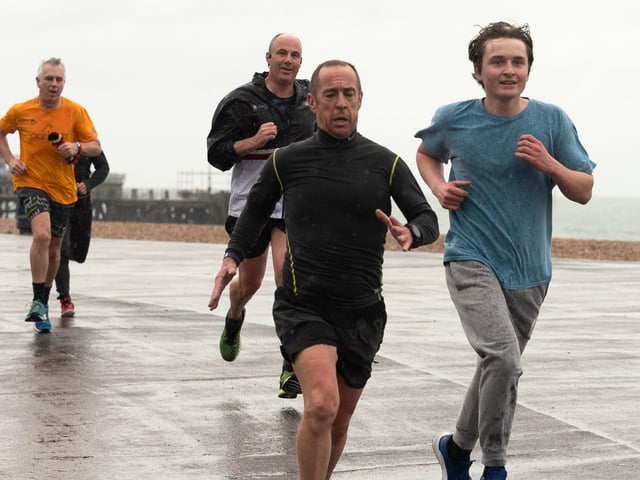 Competitors in the Southsea parkrun. Picture: Keith Woodland (010421-51)