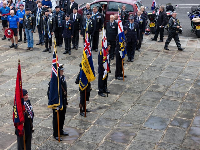 The Falklands Memorial Service at Old Portsmouth.