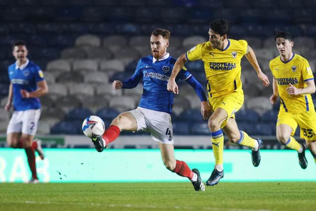 Tom Naylor was part of a strong Pompey display which exceeded Joe Gallen's expectations. Picture: Joe Pepler