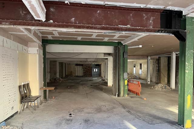 Former Indian restaurant is being stripped ahead of work to transform the site into a child development centre.