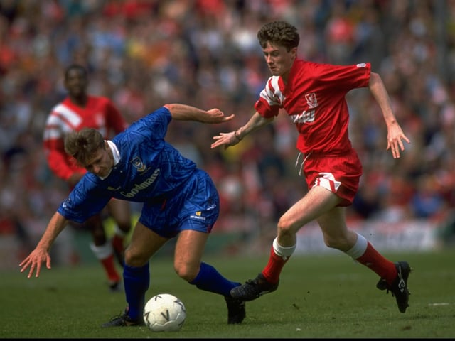 Beresford arrived at Fratton Park in 1989 and would go on to play a key role in Pompey’s FA Cup semi-final run in 1992. During his three-year stay, he scored 10 goals in 132 appearances from defence before going on to have a successful career at Newcastle. The Saints would break their transfer record in 1998, signing the defender for £1.5m. However, the left-back only made 17 outings for the Reds before departing in 2001.