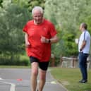Colin Towner taking part in a park run