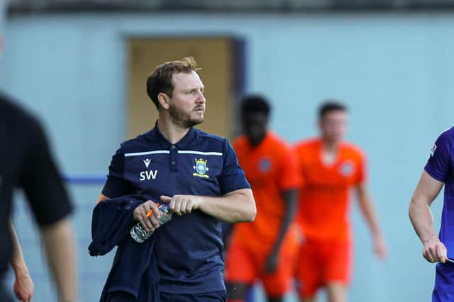Baffins Milton Rovers boss Shaun Wilkinson. Picture: Chris Moorhouse (jpns 130721-48)
