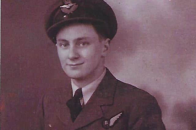 Charles Eldred, 99, pictured in his RAF uniform during the Second World War