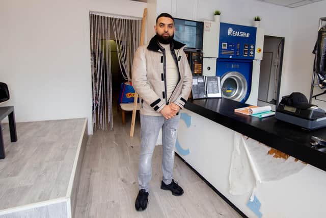 A fox has broken in The Laundry Room, Fratton, Portsmouth and has caused a lot of damage. Pictured: Owner Tariq Danba, at The Laundry Room, Portsmouth Picture: Habibur Rahman.