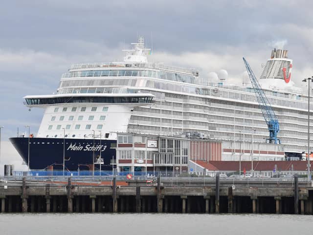 Mein Schiff 3 will be visiting Portsmouth soon and will be the largest vessel ever to enter the harbour. Picture: David Hecker/Getty Images.