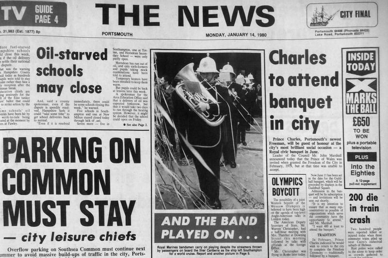 The News front page 14.01.1980