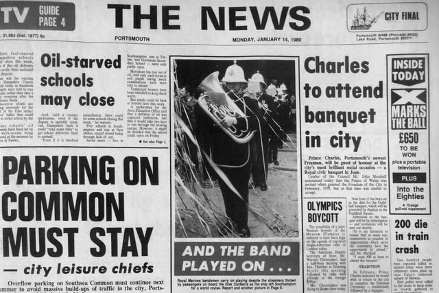 The News front page 14.01.1980