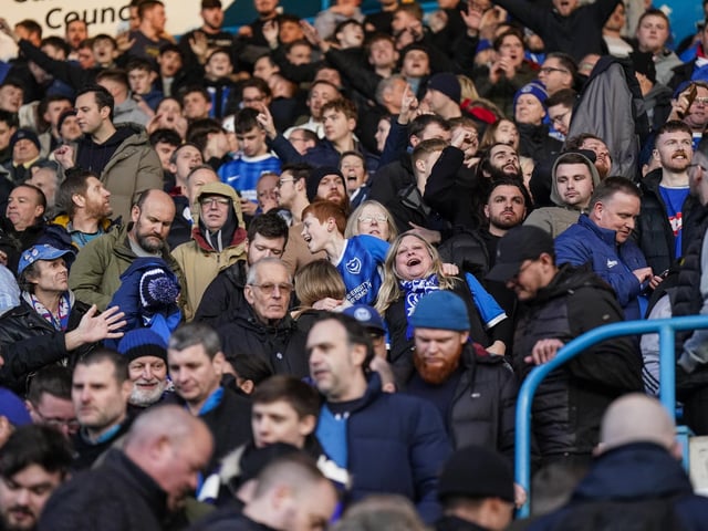 1,848 Pompey fans made the near 750-mile round trip to Carlisle's Brunton Park.