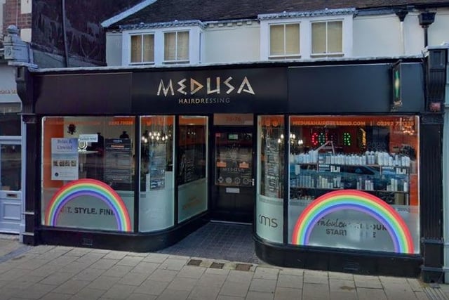 Medusa Hairdressing, on Osborne Road, has a rating of 4.9 out of five from 255 reviews on Google.