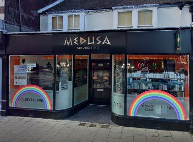 Medusa Hairdressing, on Osborne Road, has a rating of 4.9 out of five from 255 reviews on Google.