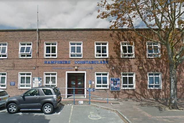 Portsmouth Central police station, which closed its front desk last year. Picture: Google