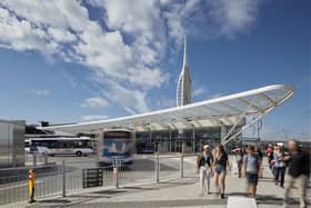 First Bus routes one and three will face delays until early afternoon. Pictured is The Hard Interchange. Picture: Portsmouth City Council