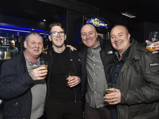 From left, Gary Mears, George Grieve, Gary Bentley and Simon Jones.