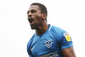 Omar Bogle scored four goals in 14 times during his Pompey loan spell. Picture: Joe Pepler