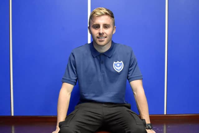 Pompey signed Joe Morrell for an undisclosed fee from Luton on Monday night. Picture: Portsmouth FC